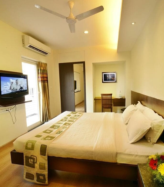 Fully furnished serviced apartments for rent near Coimbatore Junction with comfortable amenities